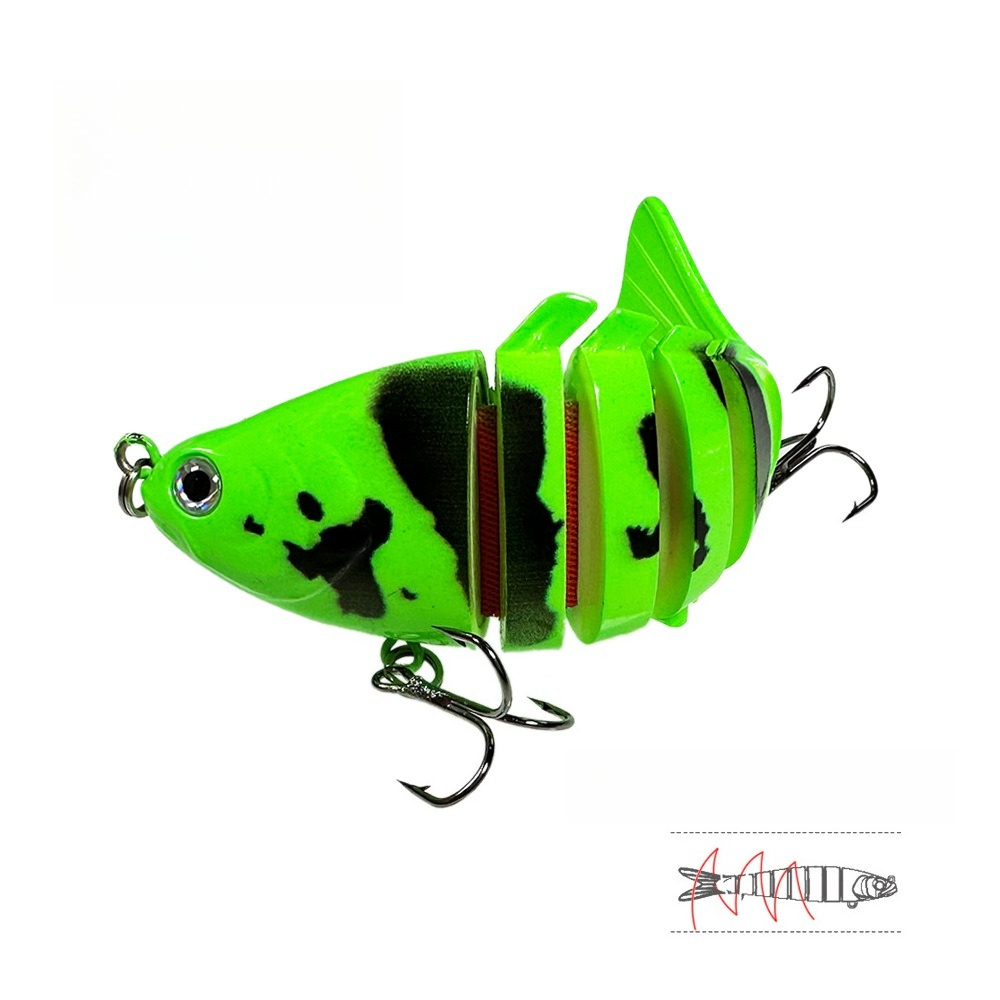 1 adet çok segmentli sert yem  - Fishing Lure Jerkbait incelemesi ve fiyatı